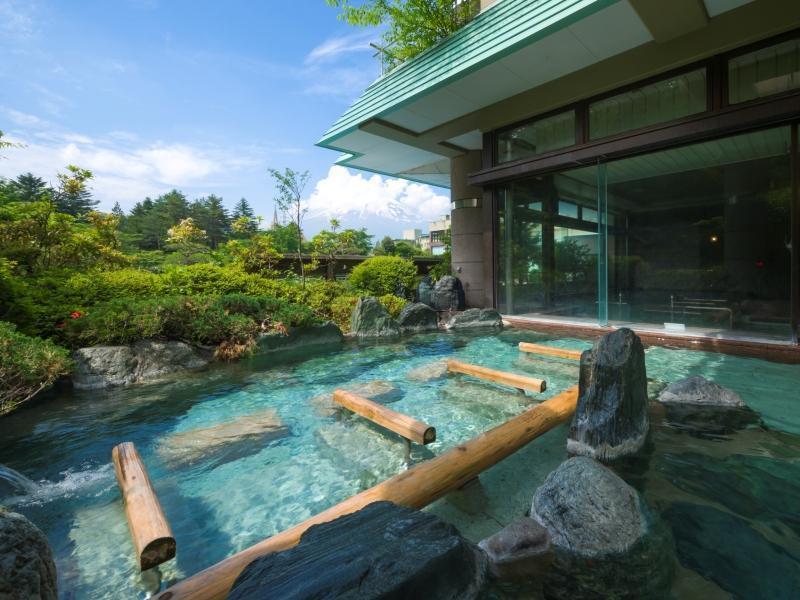 Отель Fujisan Onsen Bessho Sasa Фудзиёсида Экстерьер фото